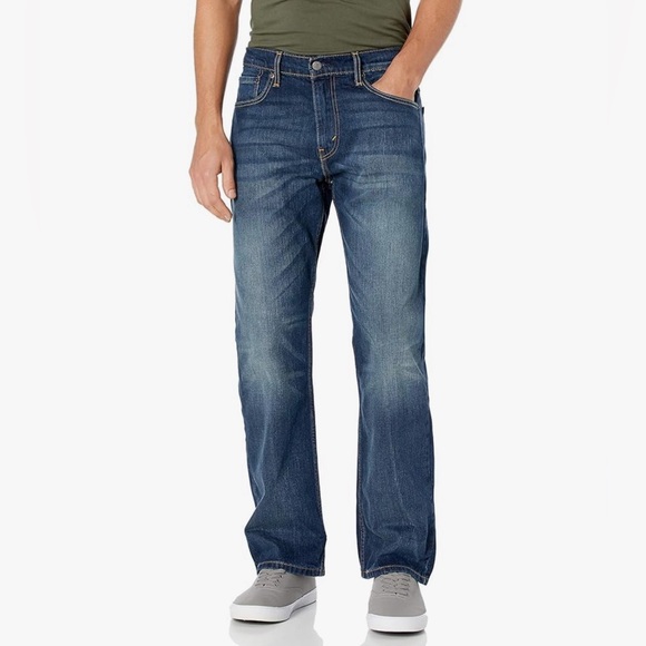 Vintage Levi’s 569 Men’s 36x26 Inseam Loose Straight Leg Dark Wash Denim Jeans - Picture 16 of 16